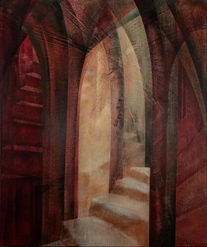 Licht - Zärtlichkeit des Raumes VII de Peter Knauer, Pintura a la venta en Singulart