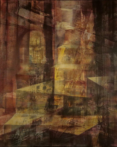 Blendender Weg, der sich vor Licht verlor (R.M. Rilke) IV von Peter Knauer, Malerei kaufen auf Singulart