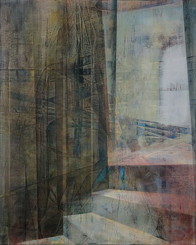 Stufe für Stufe - dem Licht folgend III di Peter Knauer, Pittura in vendita su Singulart
