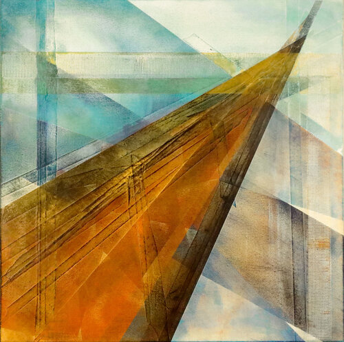 Der Himmel ist die Grenze III by Peter Knauer, Painting for Sale on Singulart