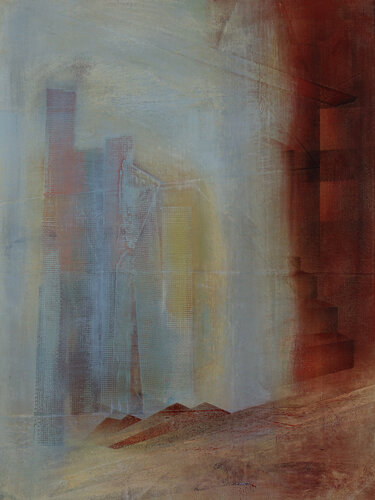 Verwischt im Strom der Zeit II par Peter Knauer, Peinture en vente sur Singulart