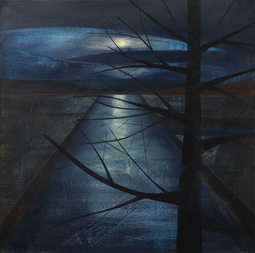 Moorlandschaft IX de Peter Knauer, Pintura a la venta en Singulart
