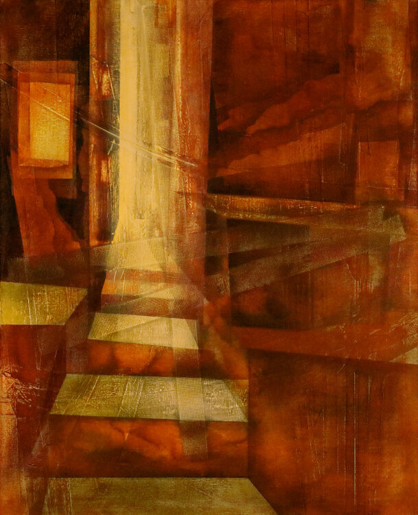 Blendender Weg, der sich vor Licht verlor (R.M. Rilke) III Peter Knauer