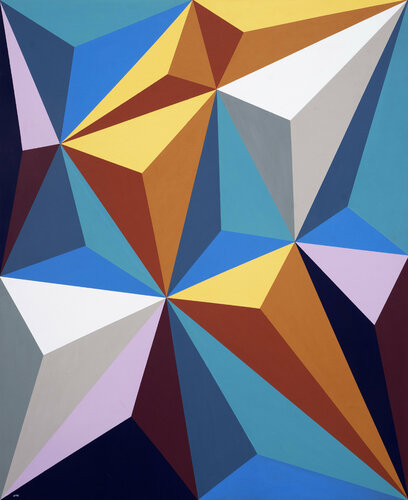 TRIANGOLISMO par Enrico Roberti, Peinture en vente sur Singulart