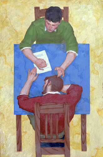 Blessing di Fernando Cidoncha, Pittura in vendita su Singulart