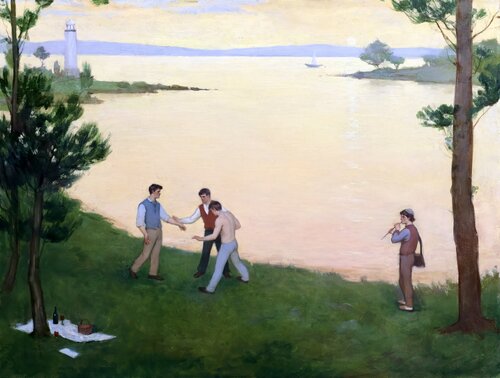 The visitor di Fernando Cidoncha, Pittura in vendita su Singulart