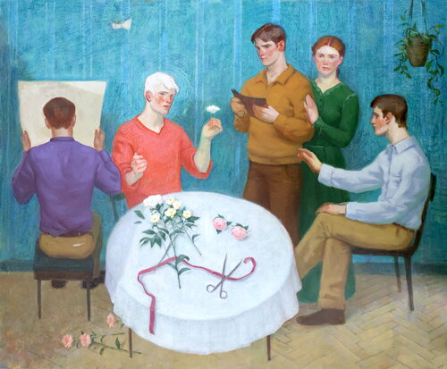 Studying nature by Fernando Cidoncha, Painting for Sale on Singulart