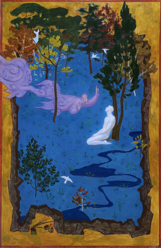 The wind comes to guide de Fernando Cidoncha, Pintura a la venta en Singulart