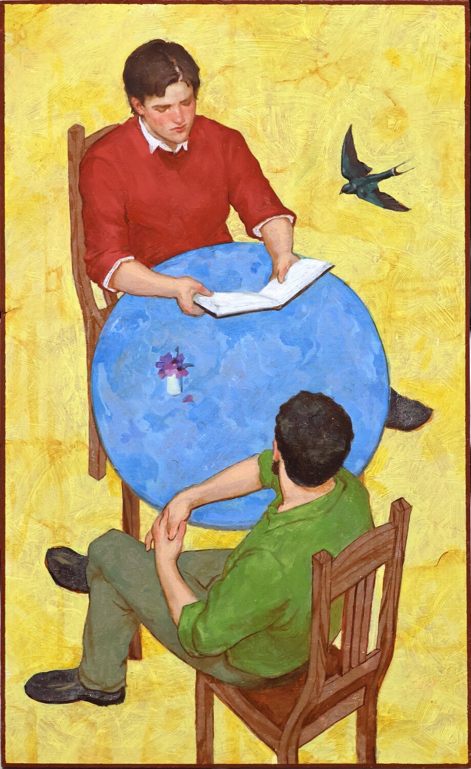 Conversation with swallow Fernando Cidoncha