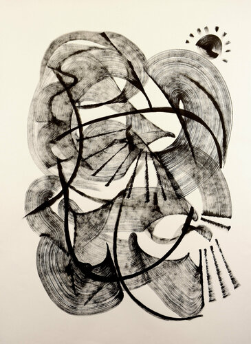 Sun Rise van Alan Toledano, Werk op papier te koop op Singulart