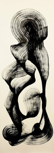 Enigmatic Flow V40 van Alan Toledano, Werk op papier te koop op Singulart