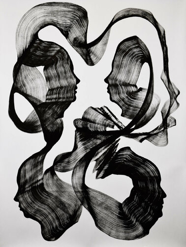 Thinking Flow van Alan Toledano, Werk op papier te koop op Singulart