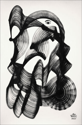 Behind the invisible van Alan Toledano, Schilderij te koop op Singulart