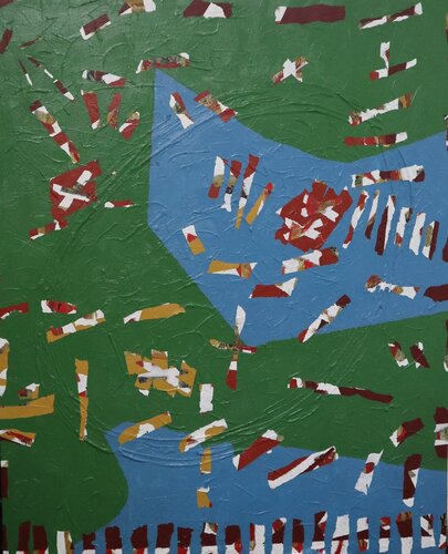 Apprendre la langue du soleil (Vivre avec les changements climatiques) by Benoît Tremblay,, Painting for Sale on Singulart