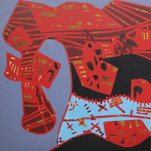 Somekind of a landlocked blues by Benoît Tremblay,, Painting for Sale on Singulart