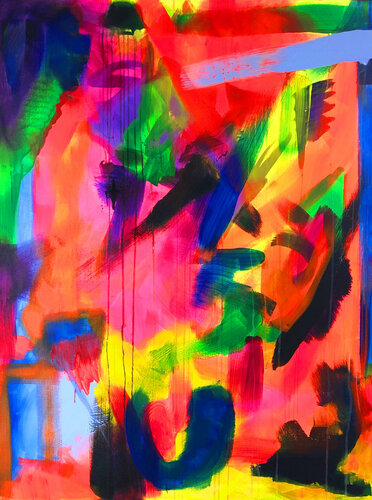 Rain on Graffiti di Eren Ögüt, Pittura in vendita su Singulart