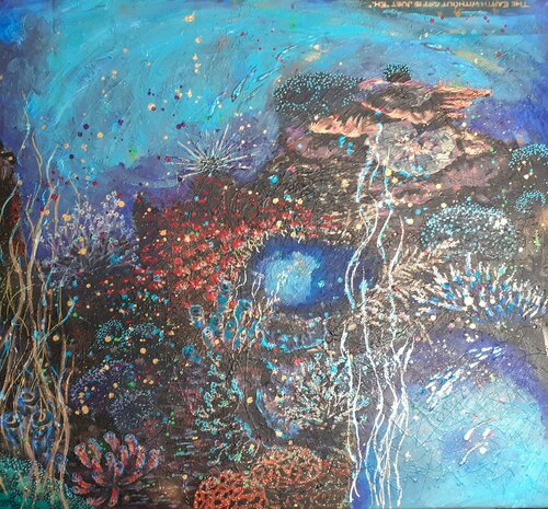 coral reef van Ivana Brazdova, Schilderij te koop op Singulart