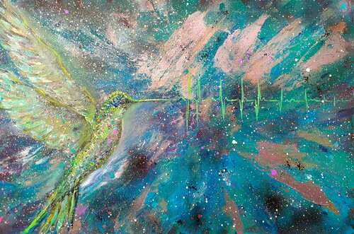 Magic flight van Ivana Brazdova, Schilderij te koop op Singulart