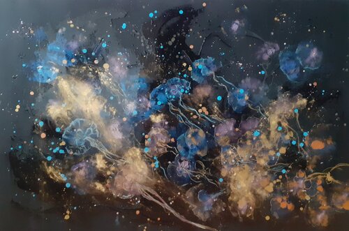 Jellyfish van Ivana Brazdova, Schilderij te koop op Singulart
