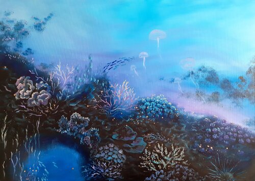 Seascape van Ivana Brazdova, Schilderij te koop op Singulart