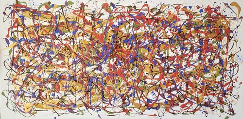 Pollock in my head van Ivana Brazdova, Schilderij te koop op Singulart