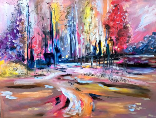 Journey to the soul van Ivana Brazdova, Schilderij te koop op Singulart