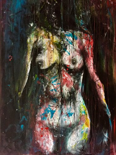 Unerkannte Heldin #2 di Ruzica Sola, Pittura in vendita su Singulart