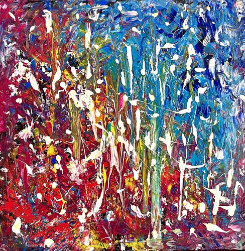 Shivas Dance #2 van Ruzica Sola, Schilderij te koop op Singulart