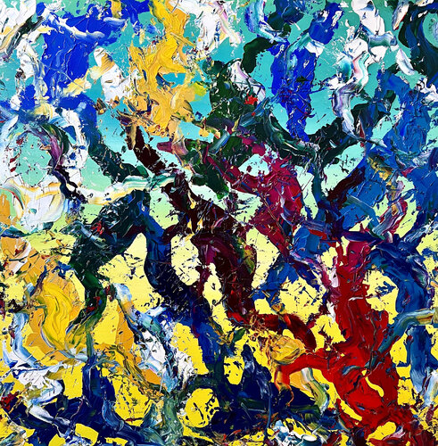 The Emotional Way #8 van Ruzica Sola, Schilderij te koop op Singulart