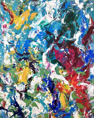 The Emotional Way #9 van Ruzica Sola, Schilderij te koop op Singulart