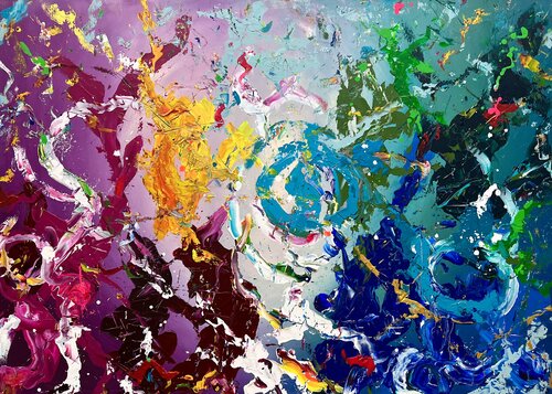 The Emotional Way #10 van Ruzica Sola, Schilderij te koop op Singulart