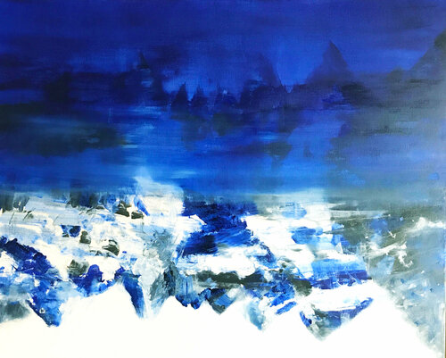 "flow" van Gerlinde Kosina, Schilderij te koop op Singulart