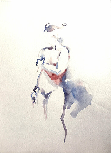 WUNDER MENSCH di Gerlinde Kosina, Opera su carta in vendita su Singulart