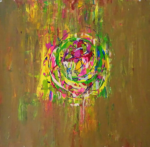 "ON" van Gerlinde Kosina, Schilderij te koop op Singulart