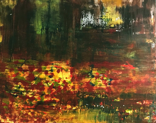 tag-und-nachtgleiche di Gerlinde Kosina, Pittura in vendita su Singulart
