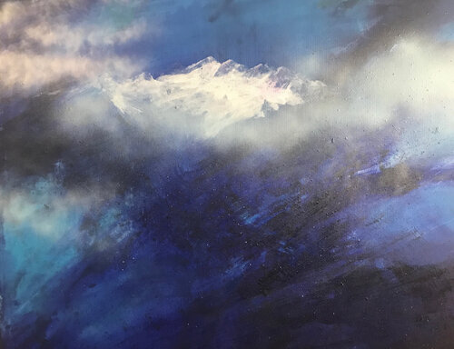 DACHSTEIN  3 van Gerlinde Kosina, Schilderij te koop op Singulart