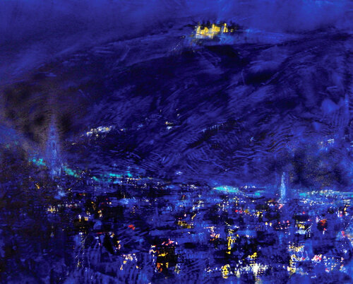 göttweig - wachau par Gerlinde Kosina, Peinture en vente sur Singulart