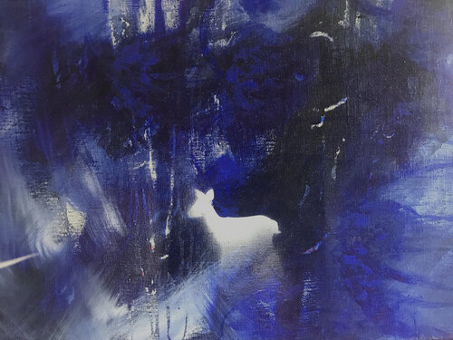 winterwunderland von Gerlinde Kosina, Malerei kaufen auf Singulart