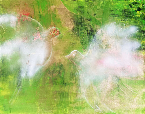 lass uns fliegen di Gerlinde Kosina, Pittura in vendita su Singulart