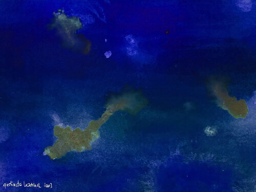 "INSEL" di Gerlinde Kosina, Pittura in vendita su Singulart