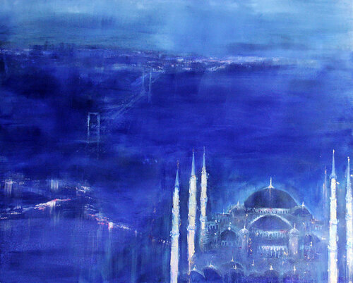 "istanbul" par Gerlinde Kosina, Peinture en vente sur Singulart