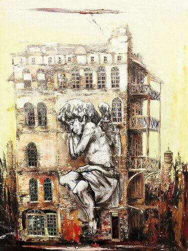 Sleeping angel de Aidas Mikelenas, Pintura a la venta en Singulart