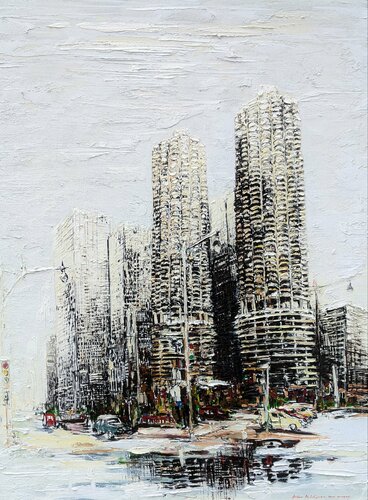 Chicago corns de Aidas Mikelenas, Pintura a la venta en Singulart