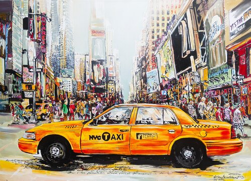 New York II von Aidas Mikelenas, Malerei kaufen auf Singulart