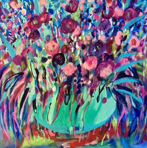 Pink flowers Anne Samson