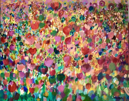 Warten auf den Sommer di Anne Samson, Pittura in vendita su Singulart