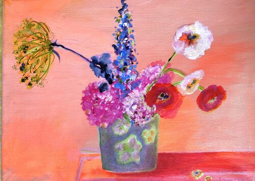 Feldblumen van Anne Samson, Schilderij te koop op Singulart