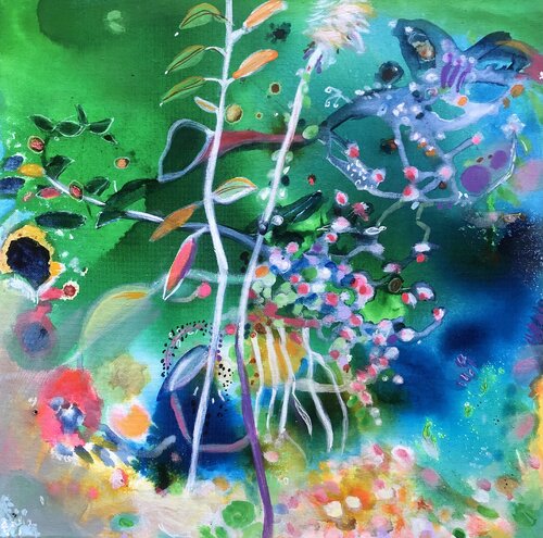 Diving 1 di Anne Samson, Pittura in vendita su Singulart