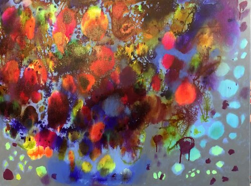 Abstract. Allegria. de Anne Samson, Pintura a la venta en Singulart