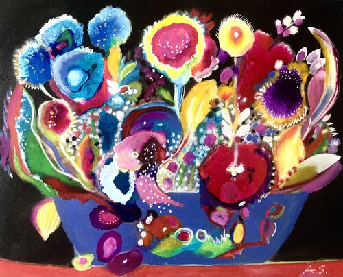 Abstract. Strange flowers. Anne Samson